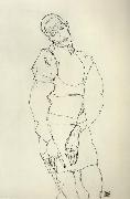 Standing Male Figure Egon Schiele